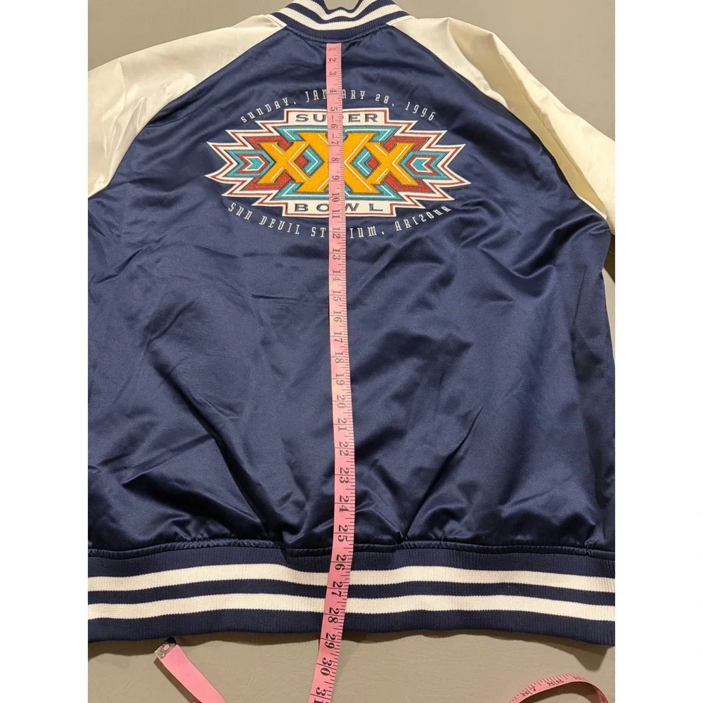 Mitchell & Ness Dallas Cowboys Jacket Mens XL Blue NEW Satin Varsity Throwback